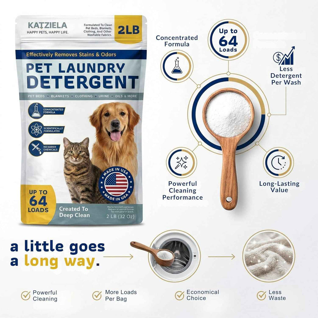 Katziela Enzyme Pet Laundry Detergent Powder