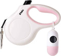 Retractable Dog Leash – 16 ft with Waste Bag Dispenser