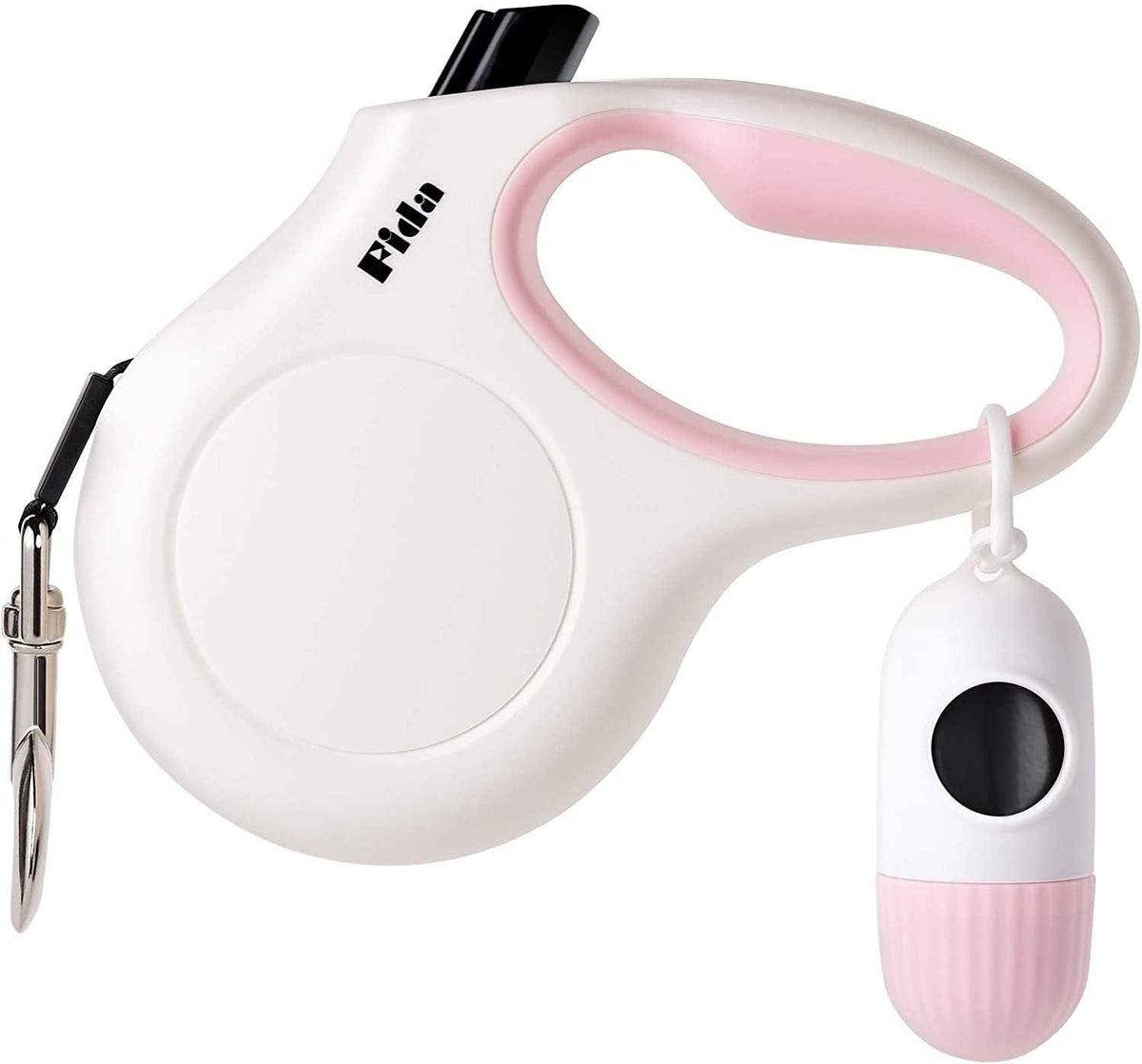 Retractable Dog Leash – 16 ft with Waste Bag Dispenser