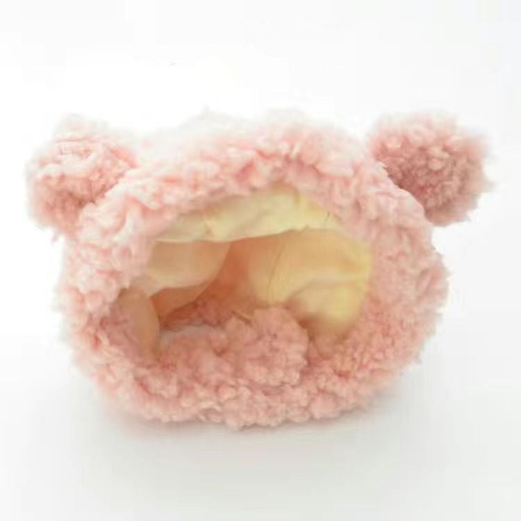 Plush Bear Hood for Cats & Dogs – Three Colors