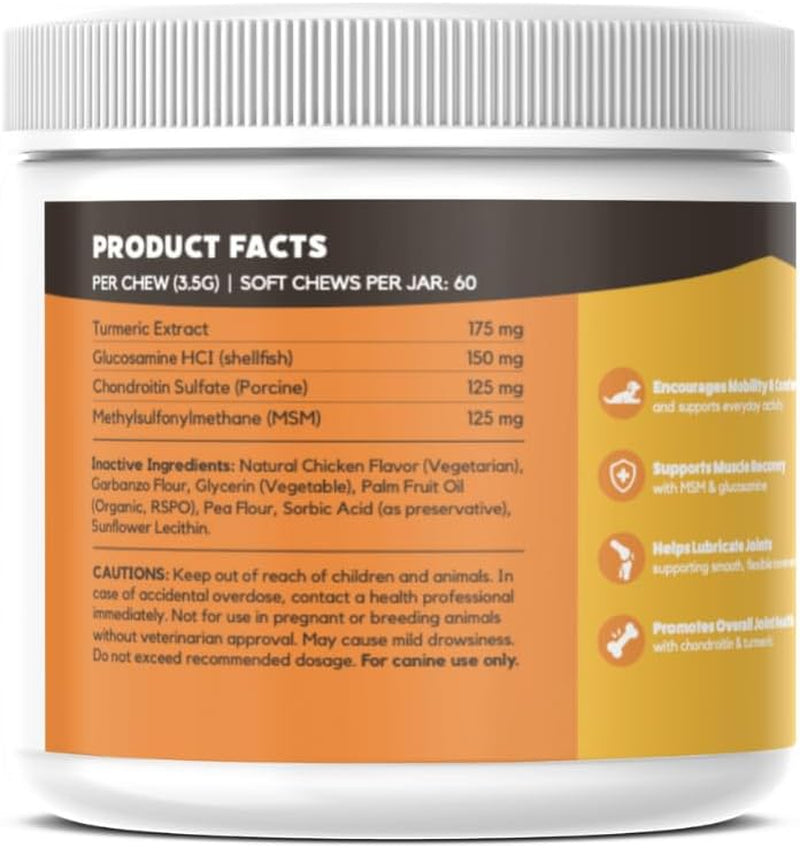 WetNozeHealth Hip & Joint Dog Chews – 90 Count