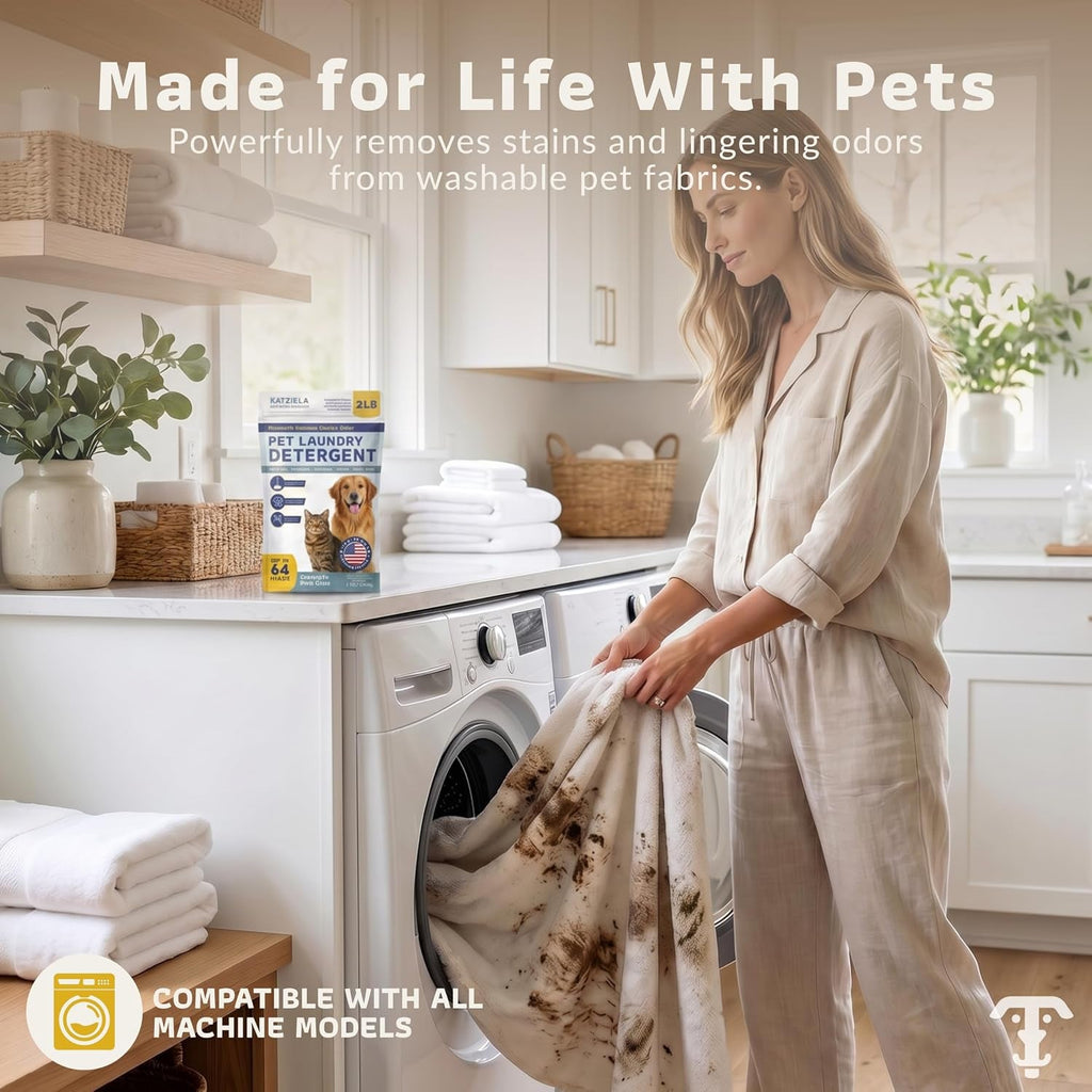 Katziela Enzyme Pet Laundry Detergent Powder