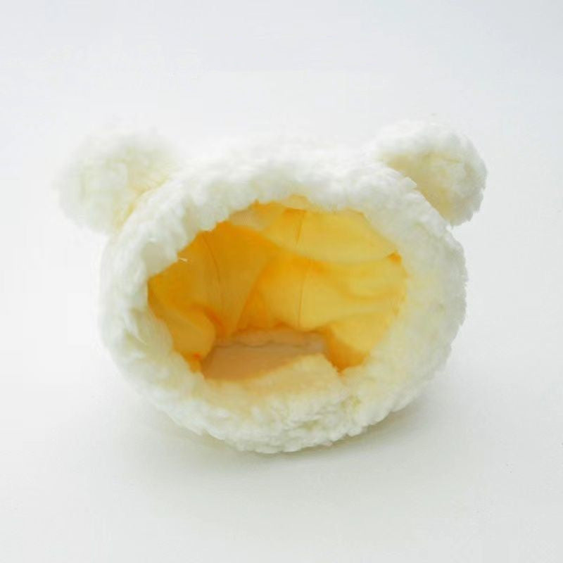 Plush Bear Hood for Cats & Dogs – Three Colors