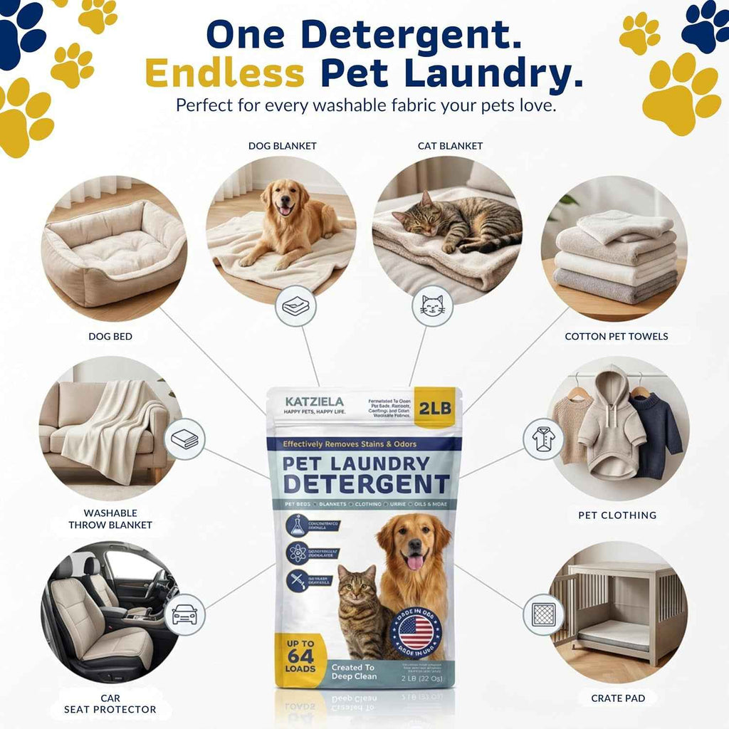 Katziela Enzyme Pet Laundry Detergent Powder