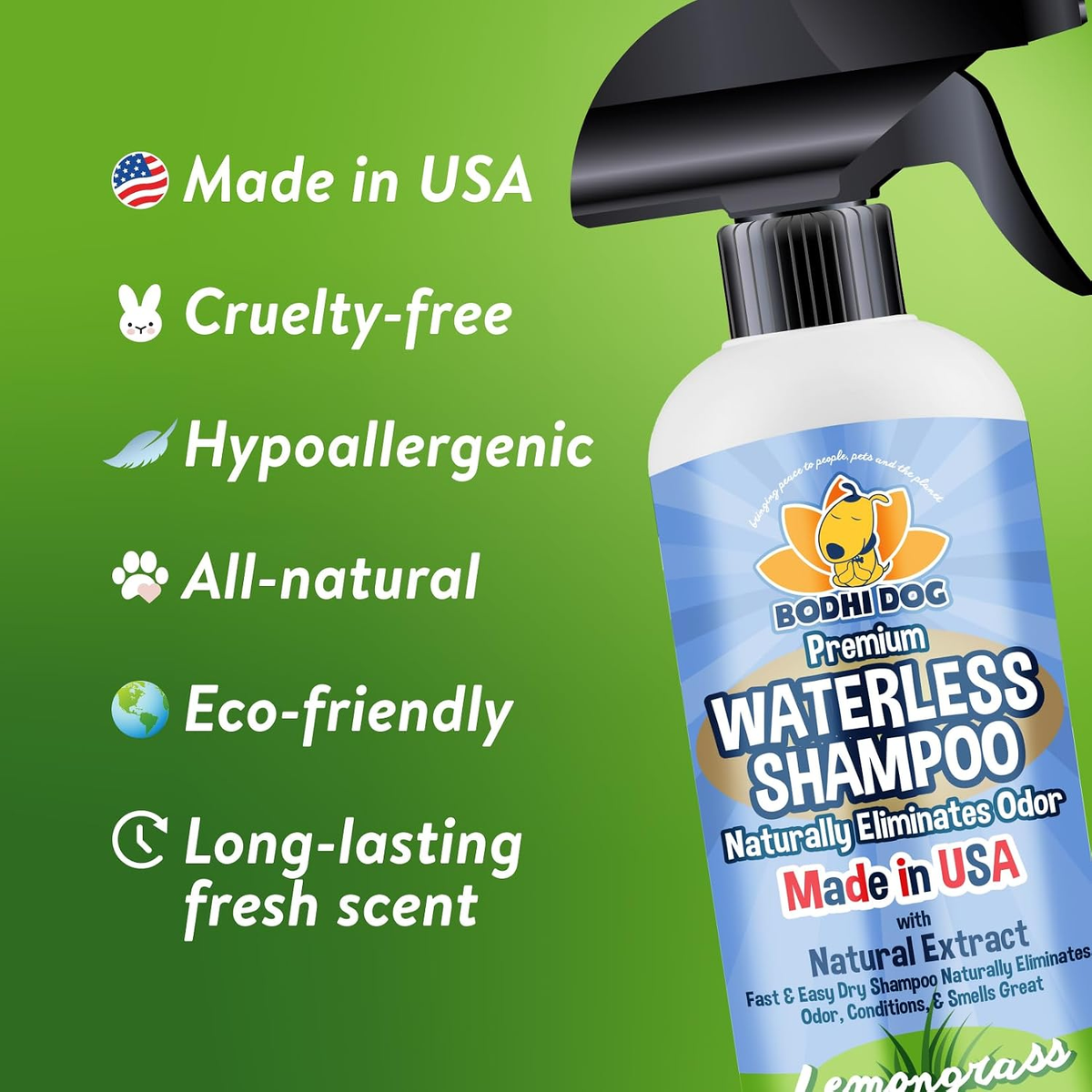 Bodhi Dog Waterless Shampoo for Dogs & Cats
