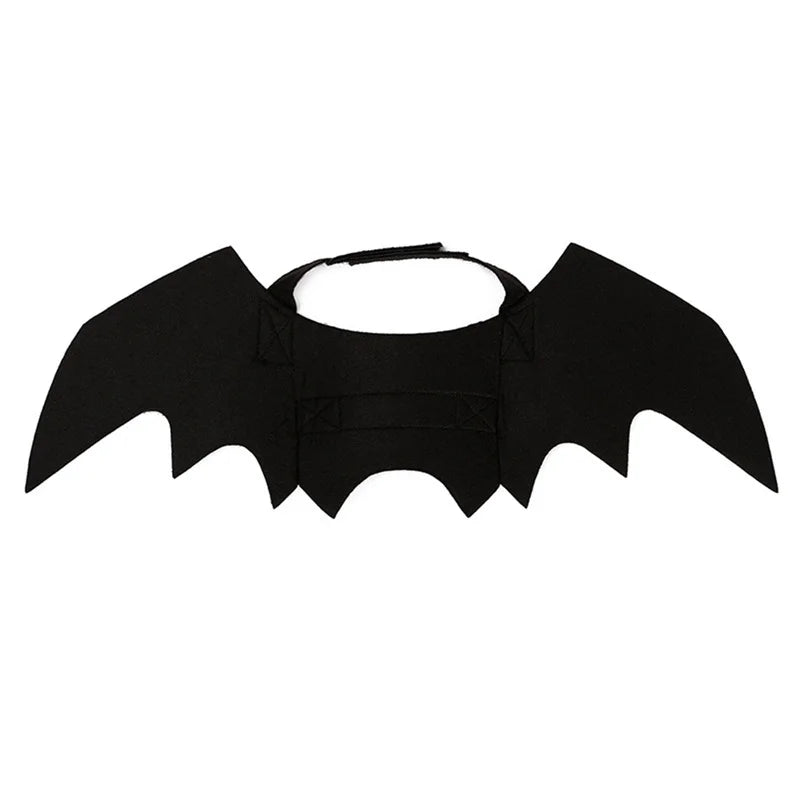 Wholesale Cute Cat Cosplay Costume Black Bat Wings Safety Belt Role Playing Pet Cat Dog Halloween Party Decoration Supplies