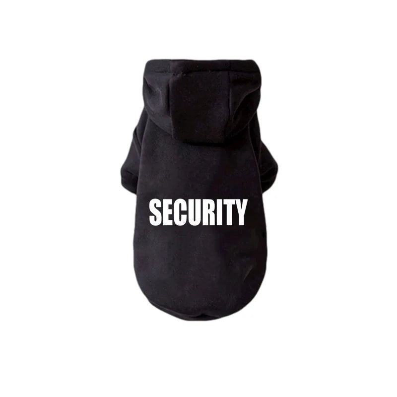 Security-Print Dog Hoodie