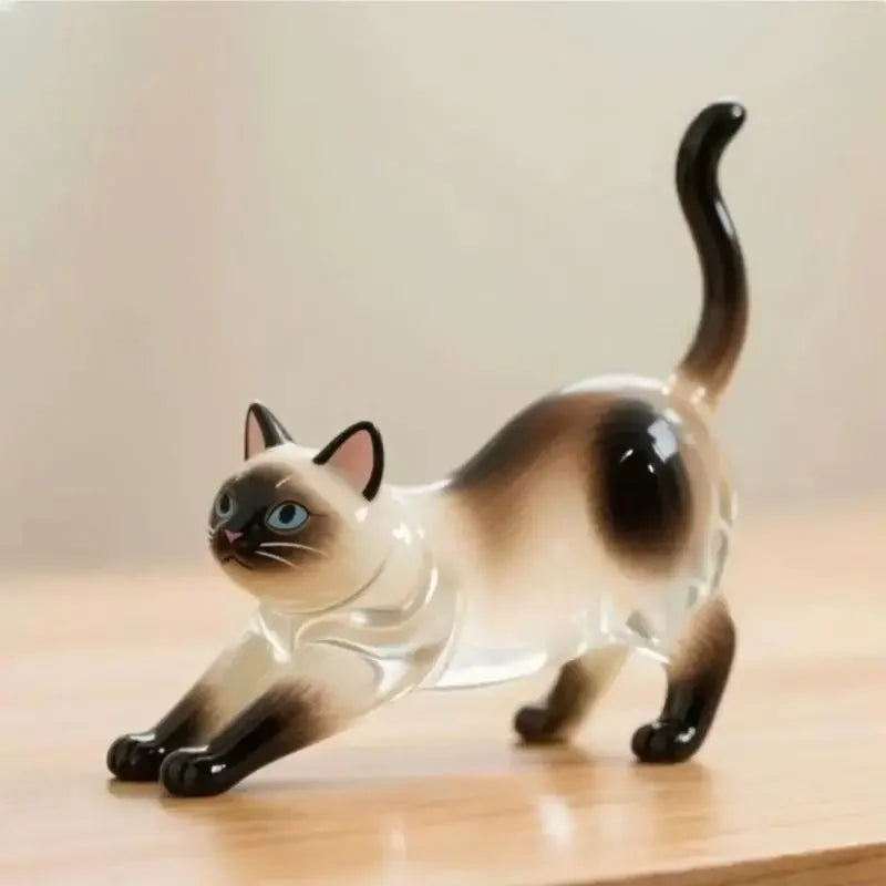 Cute Cat Dog Pet Hair Storage Box Keychain Bag Hanging Decoration Cat Hair Transparent Creative Souvenir,Pet Memorial Ideal Gift