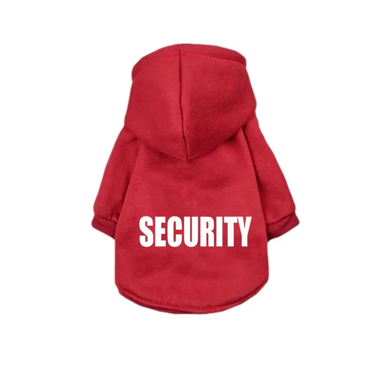 Security-Print Dog Hoodie