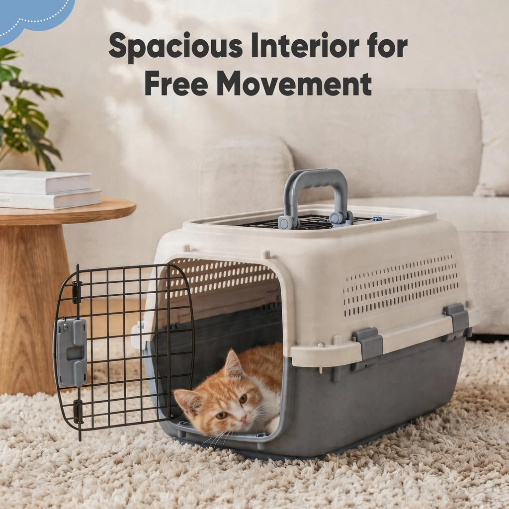 Hard-Sided Pet Carrier with Top & Front Entry