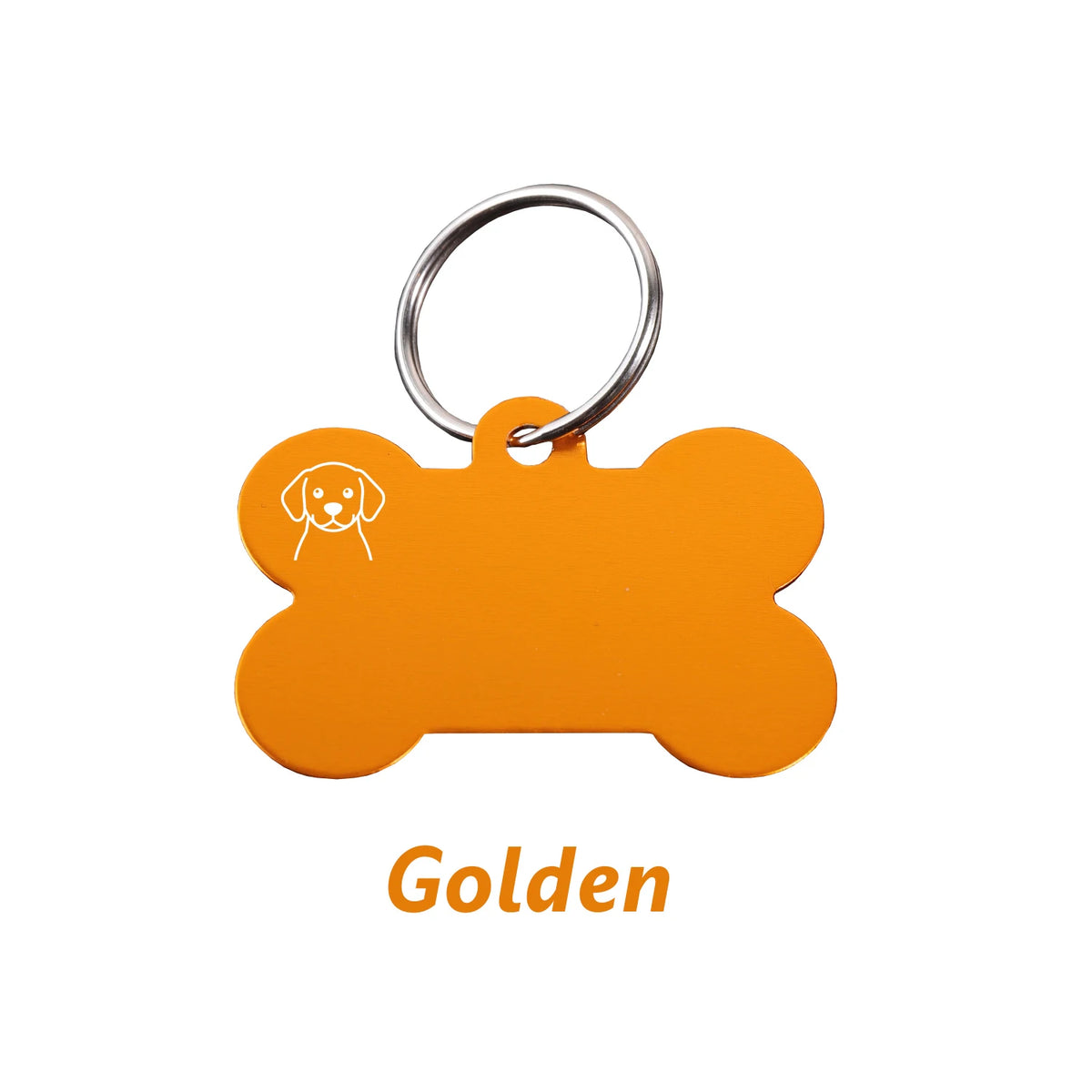 Custom Name Dog Tag Bone Shaped Personalized Name Pets ID Tag Laser Engraving Number Anti-lost Pendant Customized Text Dog Tags