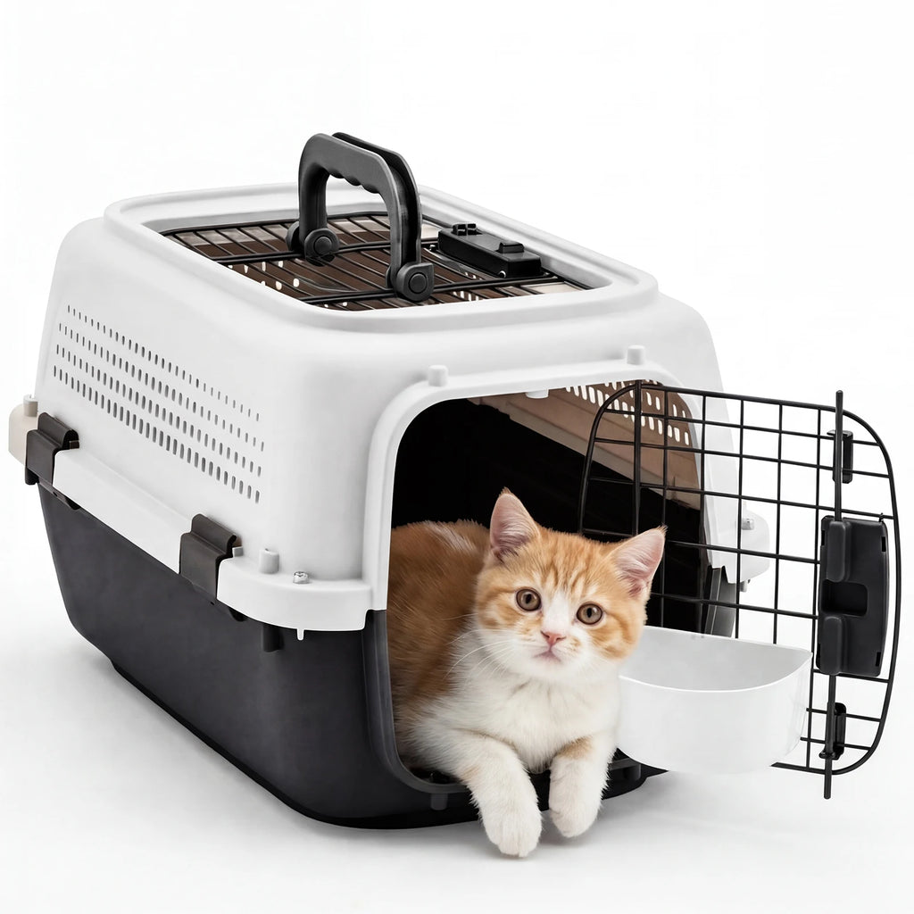 Hard-Sided Pet Carrier with Top & Front Entry