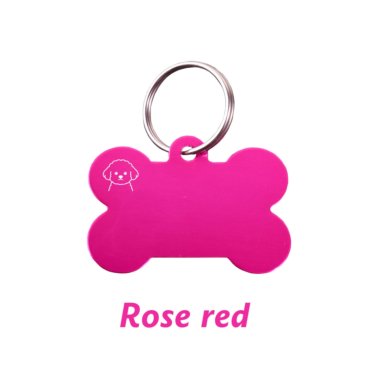 Custom Name Dog Tag Bone Shaped Personalized Name Pets ID Tag Laser Engraving Number Anti-lost Pendant Customized Text Dog Tags