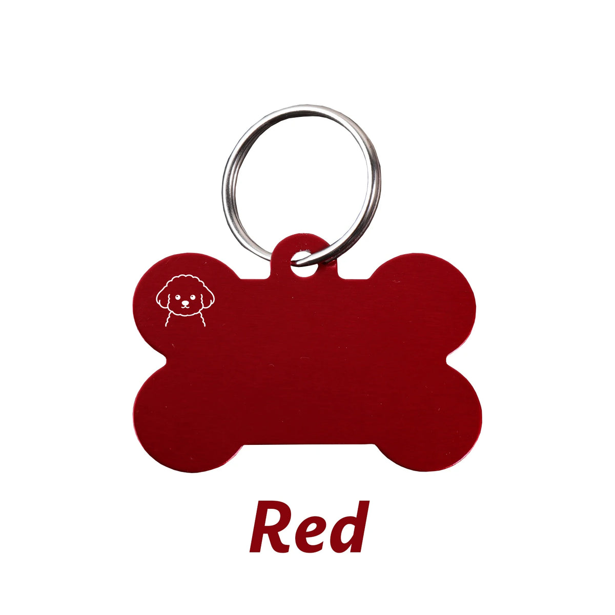 Custom Name Dog Tag Bone Shaped Personalized Name Pets ID Tag Laser Engraving Number Anti-lost Pendant Customized Text Dog Tags
