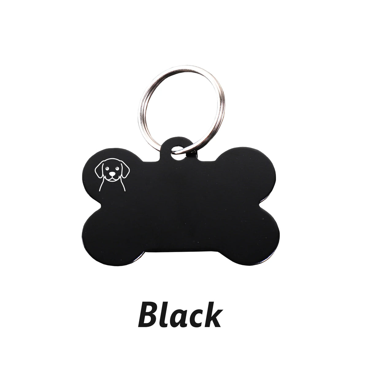 Custom Name Dog Tag Bone Shaped Personalized Name Pets ID Tag Laser Engraving Number Anti-lost Pendant Customized Text Dog Tags