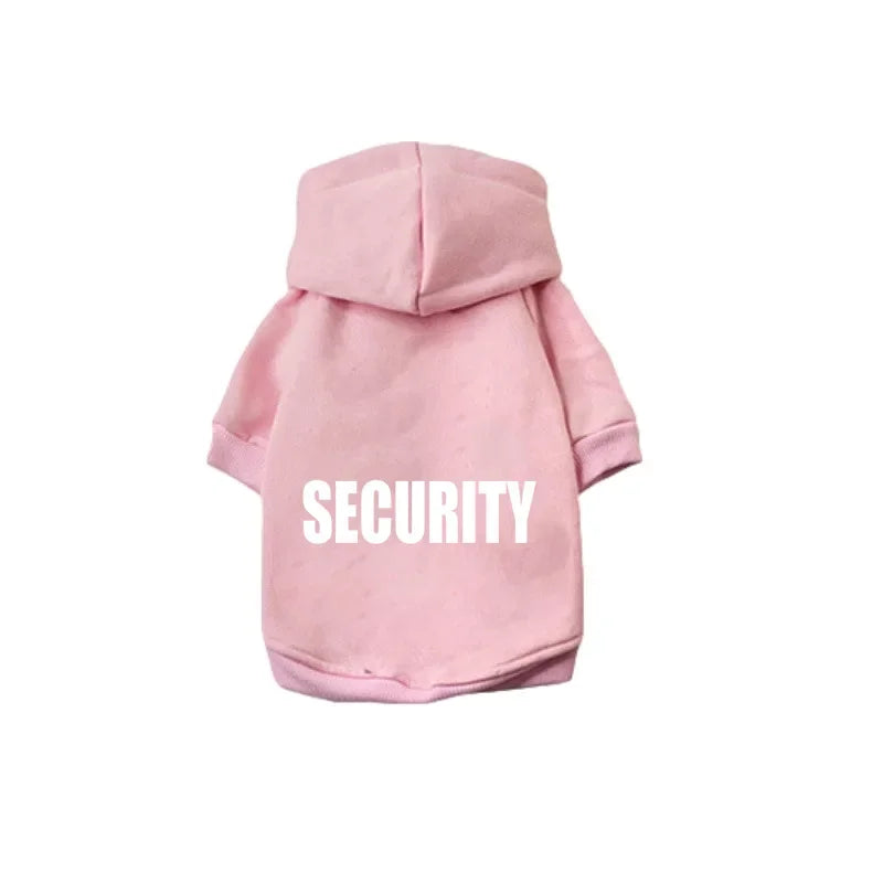 Security-Print Dog Hoodie