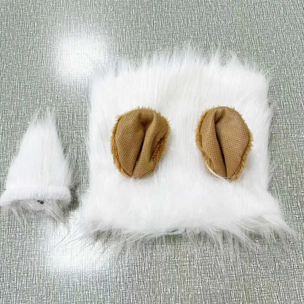Lion Mane Wig with Ears for Dogs & Cats