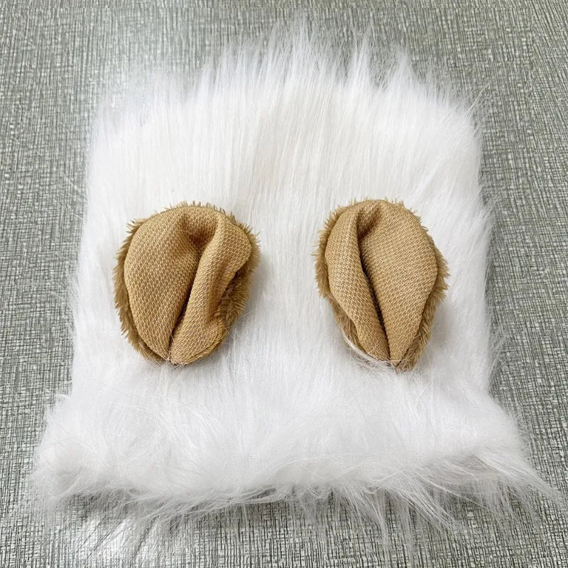 Pet Lion Mane Wig Hat with Ears Funny Dog Cat Cosplay Costume for Halloween 2026