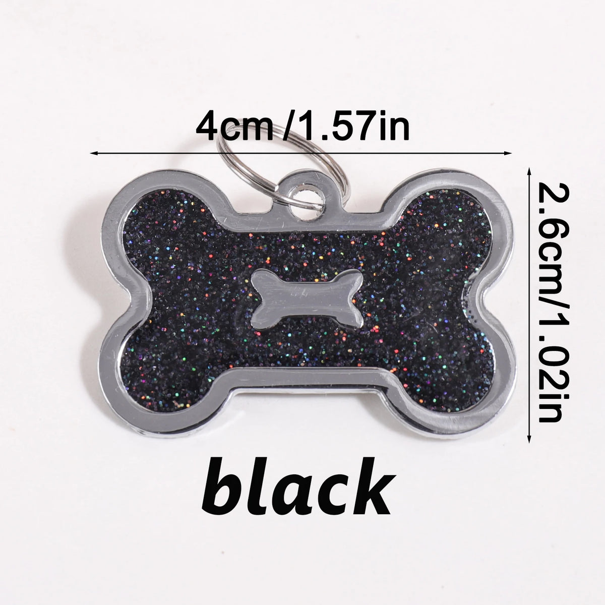 Custom Name Dog Tag Bone Shaped Personalized Name Pets ID Tag Laser Engraving Number Anti-lost Pendant Customized Text Dog Tags