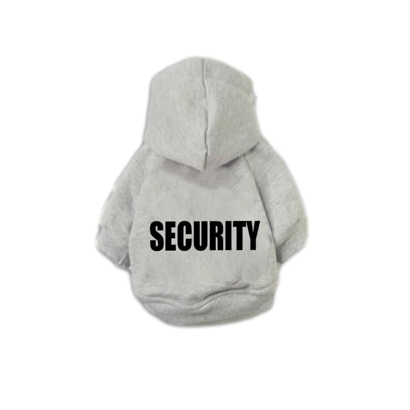Security-Print Dog Hoodie