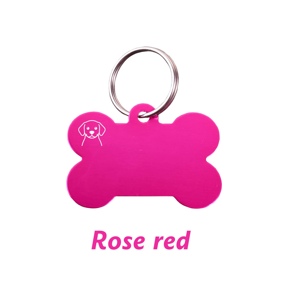 Custom Name Dog Tag Bone Shaped Personalized Name Pets ID Tag Laser Engraving Number Anti-lost Pendant Customized Text Dog Tags