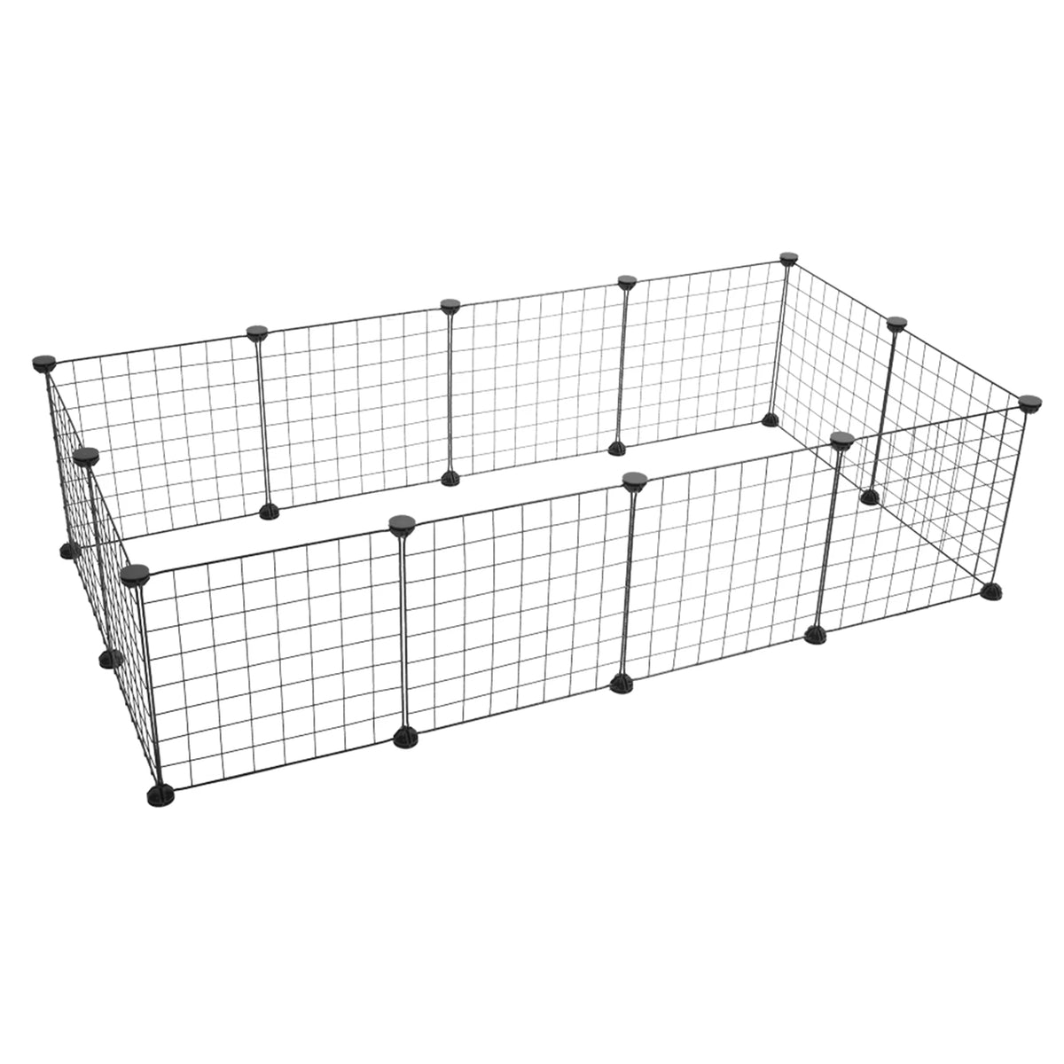 Modular Metal Wire Playpen for Small Animals