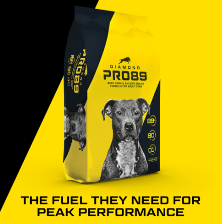 Diamond Pro89 Beef, Pork & Ancient Grains Formula for Adult Dogs 40lbs.