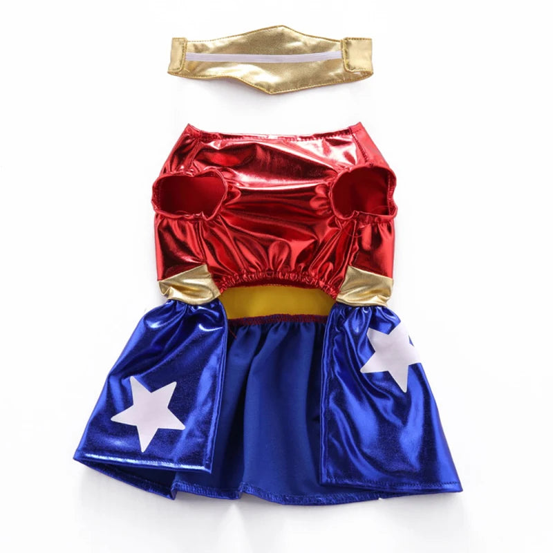Pet Dog Dress Halloween Super Claw Skirt Cat Princess Dress Up Outfit Chihuahua Yorkie Party Funny Cosplay Clothes Pet Costume