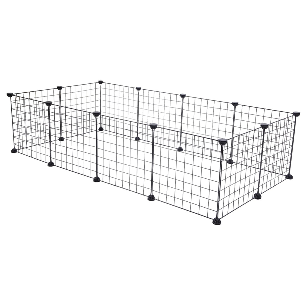 Modular Metal Wire Playpen for Small Animals