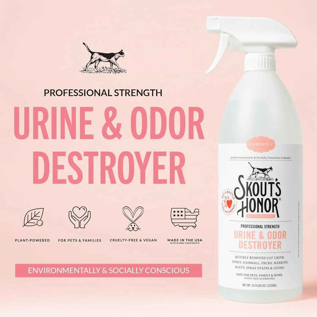 Skout's Honor Cat Urine & Odor Destroyer – 35 oz