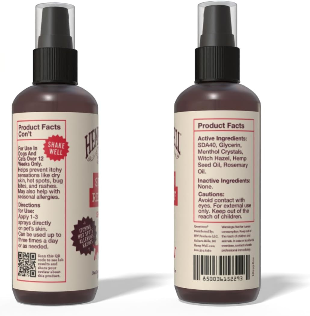 Hemp Skin Care Spray for Dogs & Cats