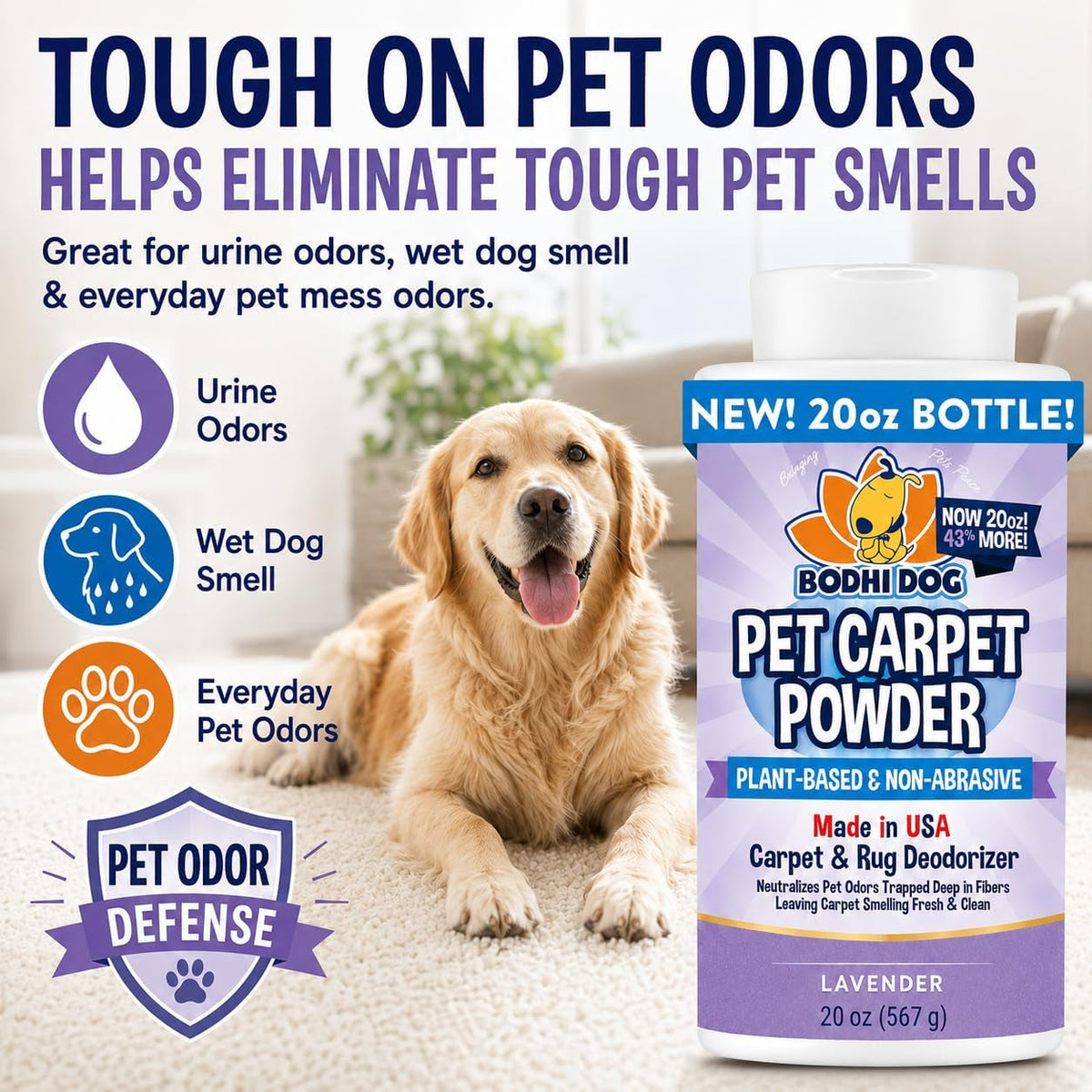 Bodhi Dog Pet Carpet Deodorizer Powder