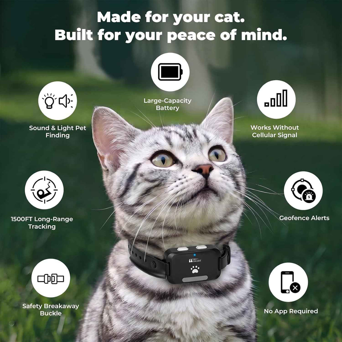 Cat Tracker with Handheld Controller & Collar