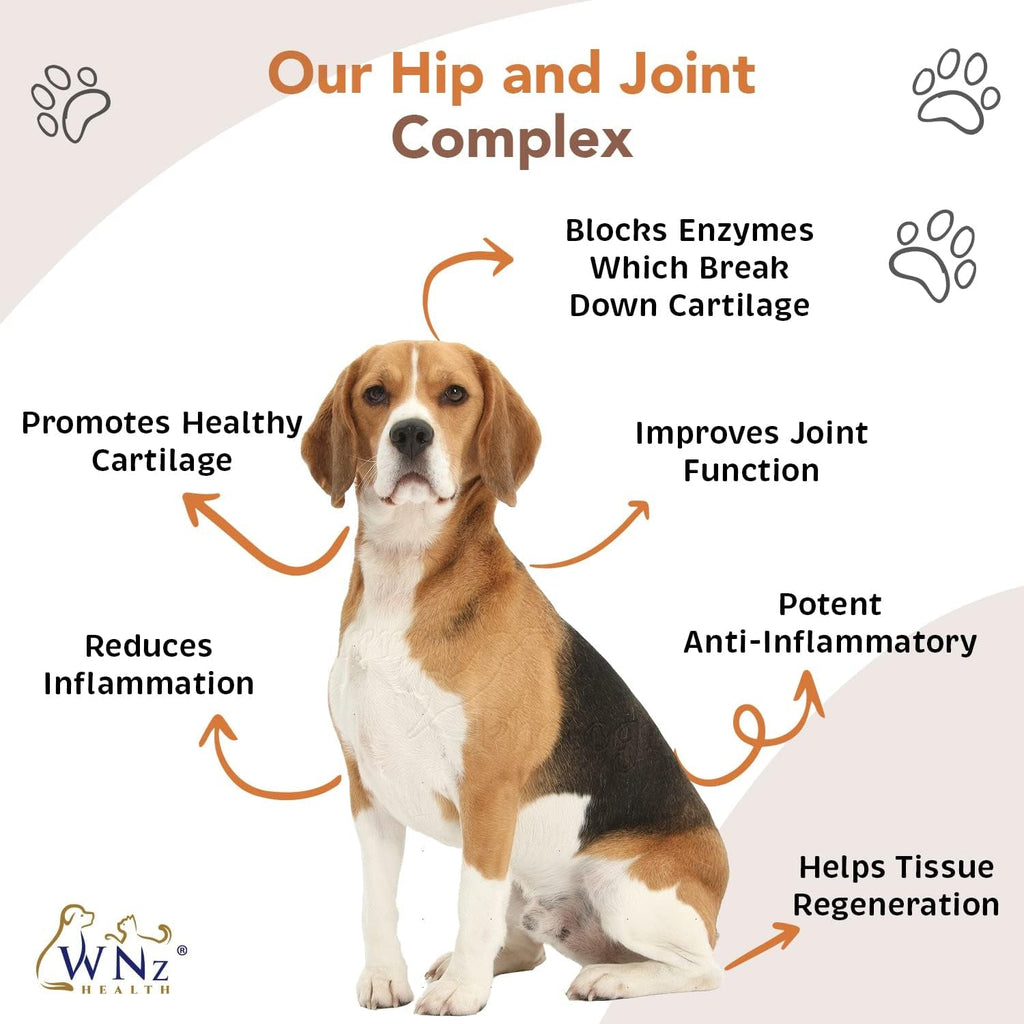 WetNozeHealth Hip & Joint Dog Chews – 90 Count