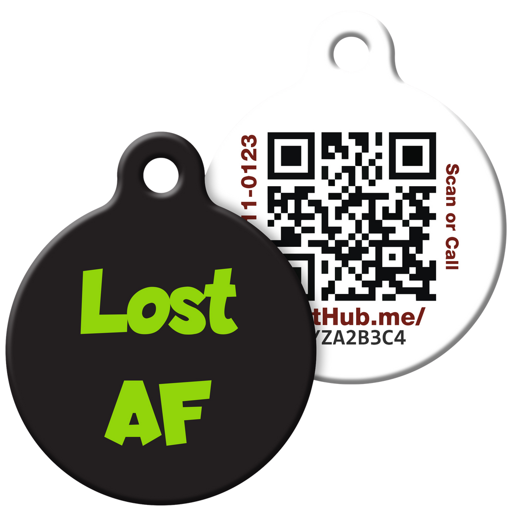 PetHub QR ID Pet Tag - Lost AF
