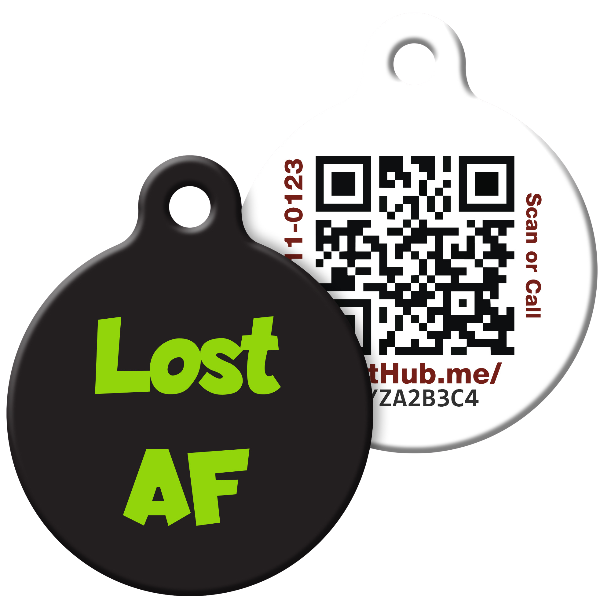 PetHub QR ID Pet Tag - Lost AF