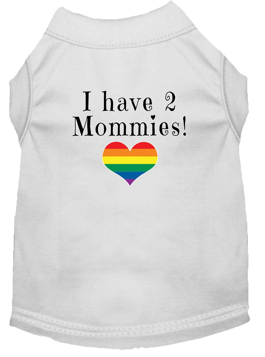 Pet Shirt "I Have Two Mommies"