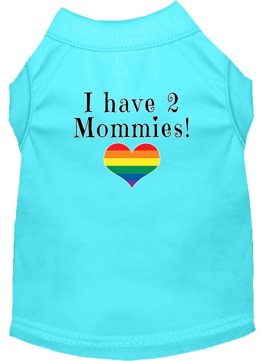 Pet Shirt "I Have Two Mommies"