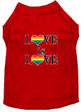 Pet Shirt "Love Is Love"